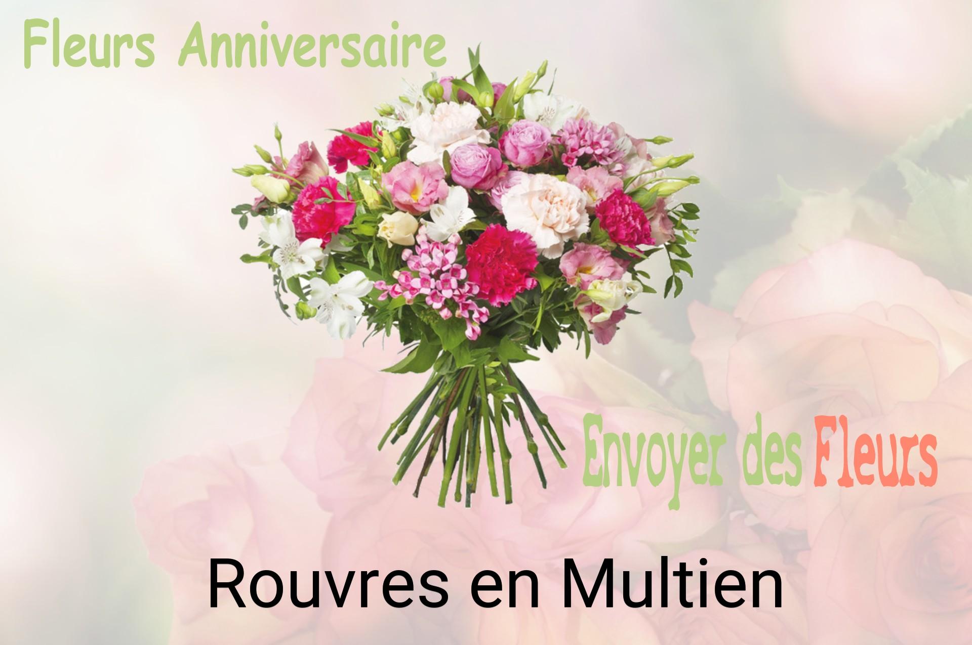 Bouquet de fleurs d’anniversaire livré à Rouvres-en-Multien