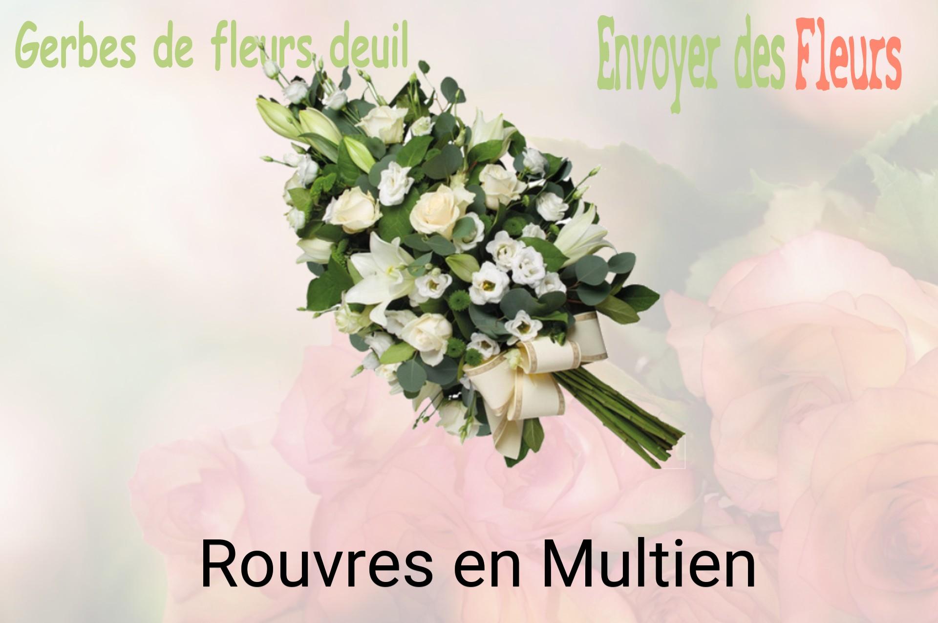 Gerbe de fleurs de deuil livrée à Rouvres-en-Multien